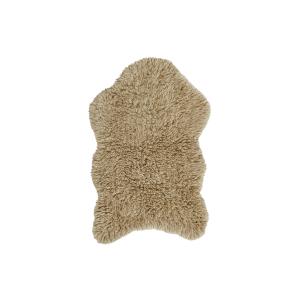 Tapis en laine laineux - mouton beige 75x110 cm