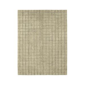 Tapis en laine lavable mosaïque mousse - 230 x 300 cm