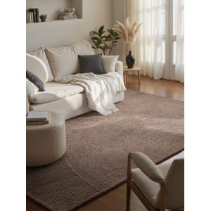 Tapis en Laine motifs arcs taupe 200x300cm