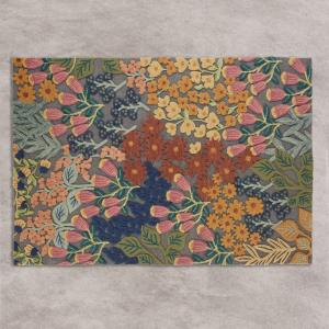 Tapis en laine motifs floraux en reliefs multicolores 160x2…