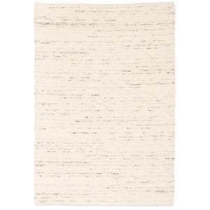 Tapis en laine naturel chiné gris 70x130 cm