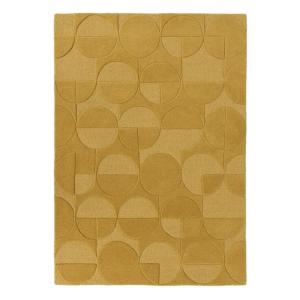 Tapis en laine ocre 200x290cm