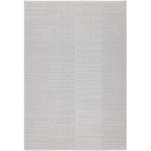 Tapis en laine rectangulaire gris 120 x 170 cm