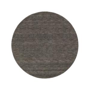 Tapis en laine rond gris D 120