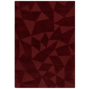 Tapis en laine rouge 120x170cm