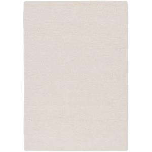 Tapis en laine tufté main de style berbère blanc 70x140 cm