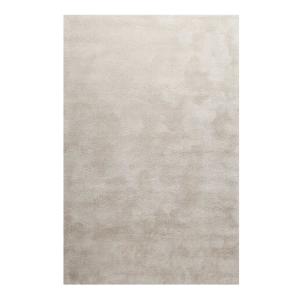 Tapis en microfibre dense beige grisé 130x190 cm