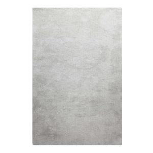 Tapis en microfibre dense gris clair chiné 120x170 cm