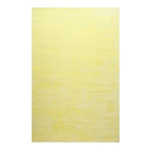 Tapis en microfibre dense jaune 70x140 cm