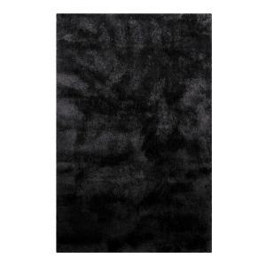 Tapis en microfibre dense noir 160x230 cm