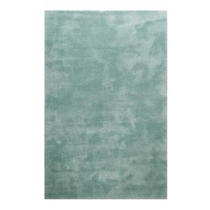 Tapis en microfibre dense vert bleu grisé 130x190 cm