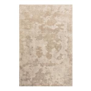 Tapis en microfibre doux et dense beige sable  130x190