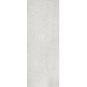 Tapis en polyester brillant motif uni blanc 80x150