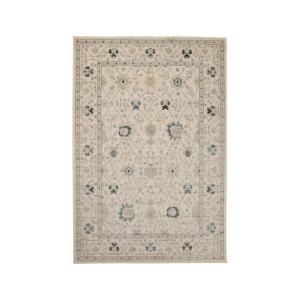 Tapis en polyester recyclé crème 200 x 290 cm