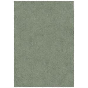 Tapis en polyester recyclé vert sauge 120 x 170