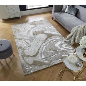 Tapis   en polypropylène beige 240x340