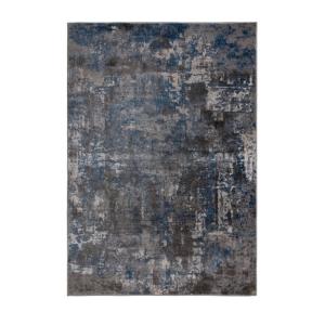 Tapis en polypropylène design bleu gris 120 x 170