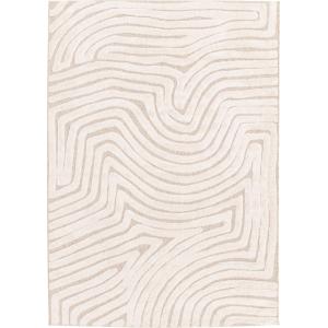 Tapis en polypropylène et en polyester recyclé beige 160 x…