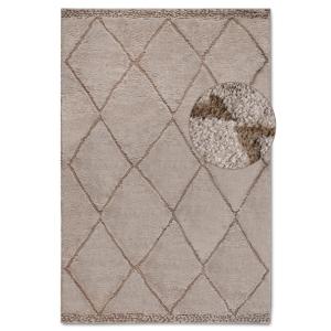 Tapis en relief à poils longs mocca - ELLE Decoration 120x1…