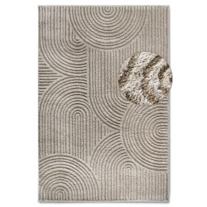 Tapis en relief à poils longs mocca - ELLE Decoration 200x2…