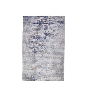 Tapis en tissu bleu 140x200 cm