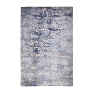 Tapis en tissu bleu 160x230 cm