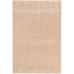 Tapis en velours à poils longs beige 100x400 cm