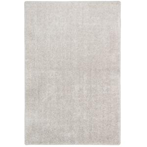 Tapis en velours à poils longs gris argent 100x400 cm