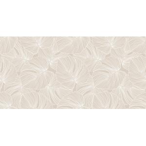 Tapis en vinyl palmiers écru 50x100 cm