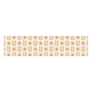 Tapis en vinyle floraison multicolore 48x198 cm