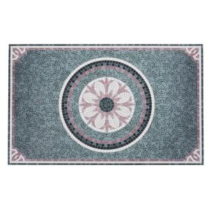 Tapis en vinyle imprimé effet mosaïque 50X80