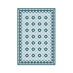 Tapis en vinyle Laietana bleu 120x180