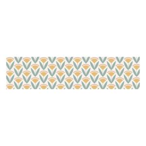 Tapis en vinyle papyrus multicolore 48x198 cm