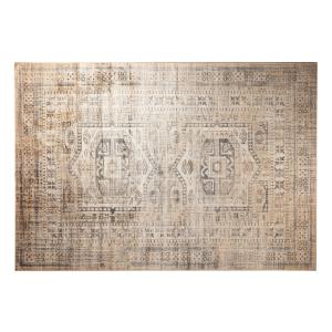 Tapis en viscose beige 300x200x1 cm