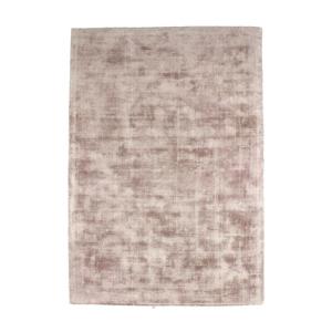 Tapis en viscose effet soyeux rose poudré 120x170
