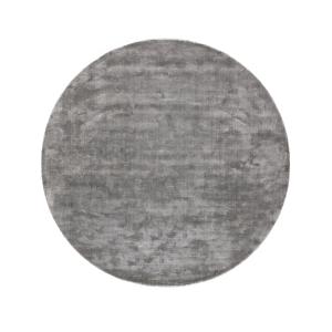 Tapis en viscose rond gris D 160