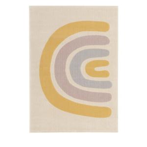 Tapis enfant à motif arc-en-ciel - 80x150cm Multicolore Pol…