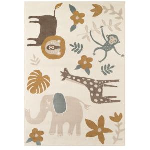 Tapis Enfant animaux safari 120x170cm