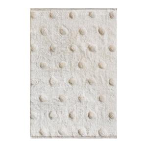 Tapis enfants lavable en coton écru 100x150