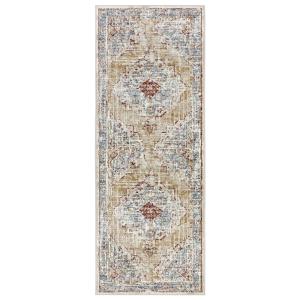 Tapis entrée style Vintage moderne Beige 57x90cm