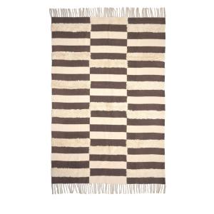 Tapis ethnique - 120x170cm Marron Coton