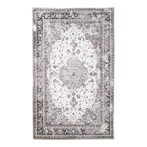 Tapis ethnique 200x300cm GIULIETTA tissu noir 200x1x300cm