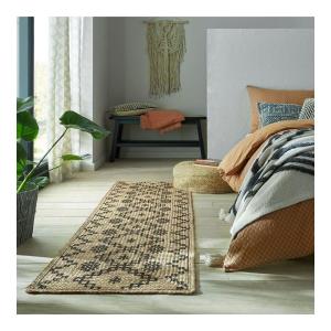 Tapis ethnique design en jute naturel 60x230