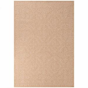Tapis exterieur 120 x 170 cm, traditionnel kilim, beige, po…
