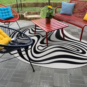 Tapis exterieur 120x170 blanc tapis kilim certifié