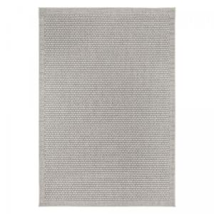 Tapis extérieur 120x170 tissé kilim beige NOUCHY