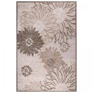 Tapis extérieur 120x170 tissé kilim crème CHIMEKA
