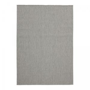 Tapis extérieur 120x170 tissé kilim gris GEGIA