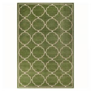 Tapis extérieur 120x170 tissé kilim vert KUMA