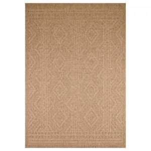 Tapis extérieur 80x300 tissé kilim beige JUTE ART 3